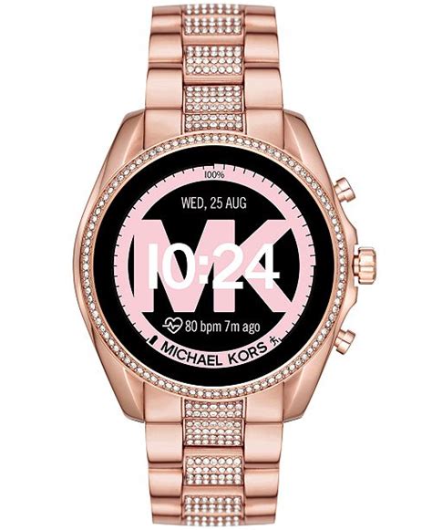 Michael Kors Access Gen 5 Bradshaw Pavé Rose Gold